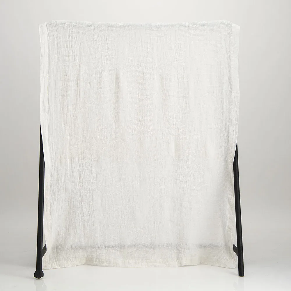 100% Linen Bogolan Bed Throws