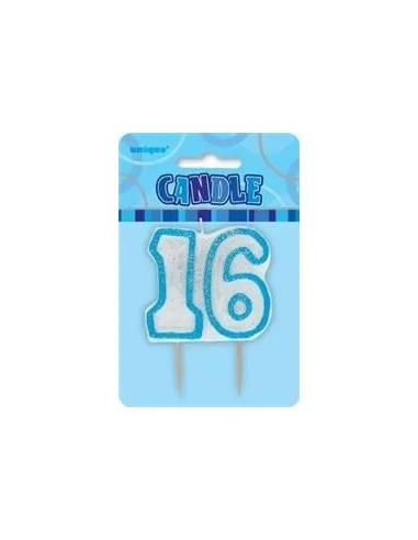 16th Glitzy Candle