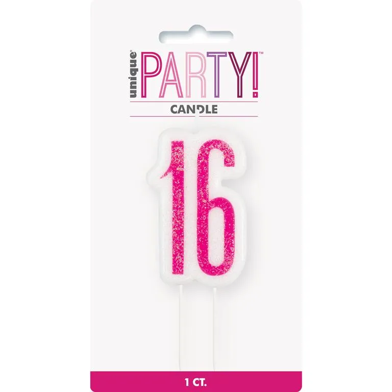 16th Glitzy Candle