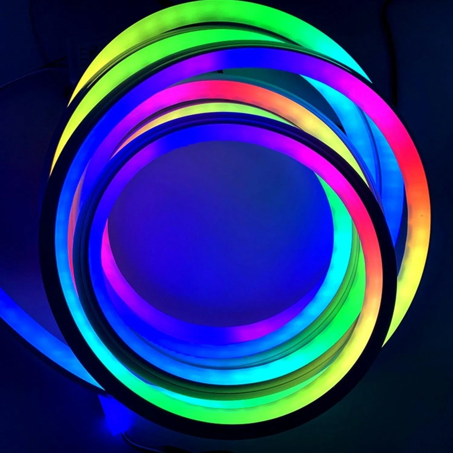 Addressable Digital Pixel RGB Neon Flex 16x16mm WS2811 App Control 10 metre Kit