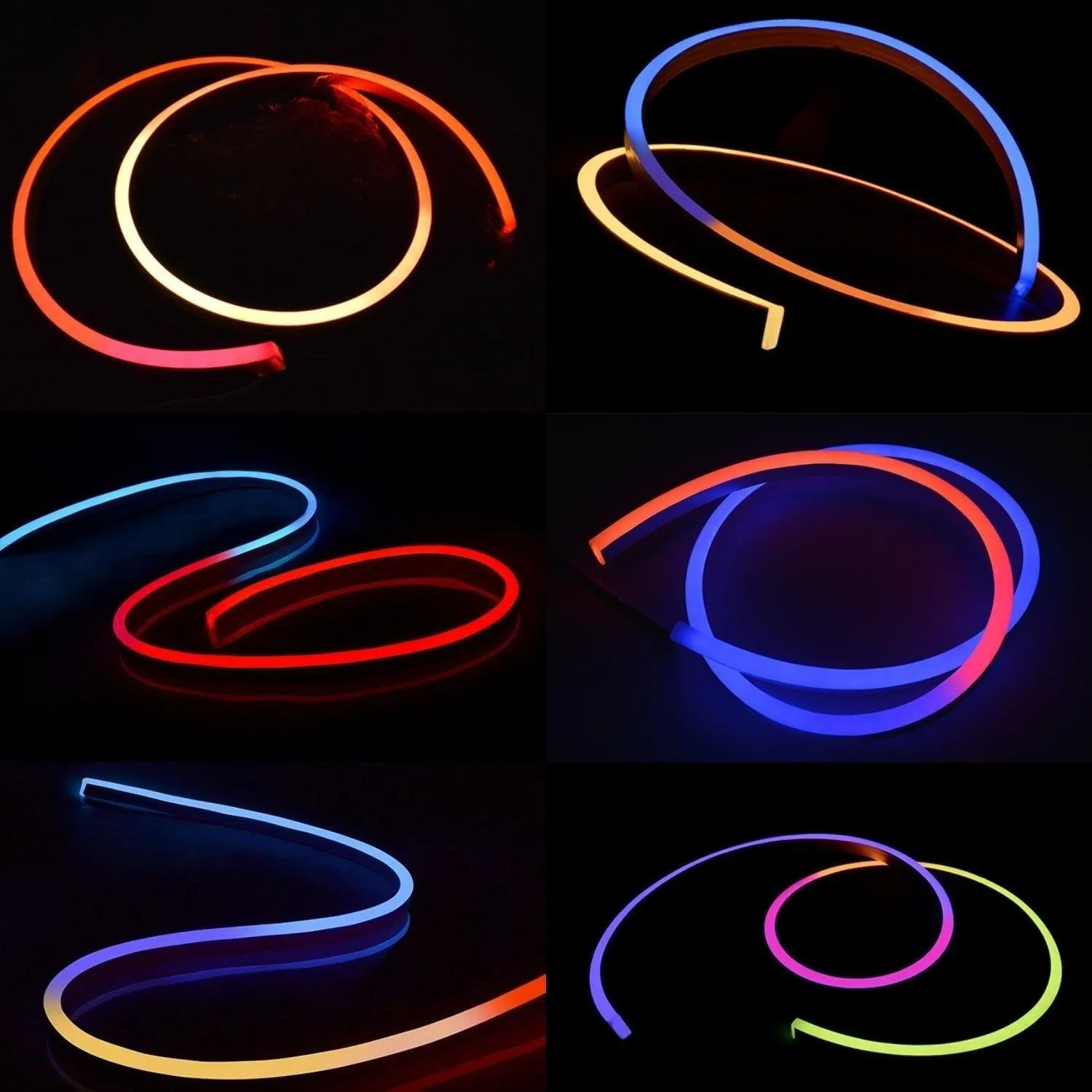Addressable Digital Pixel RGB Neon Flex 16x16mm WS2811 App Control 10 metre Kit