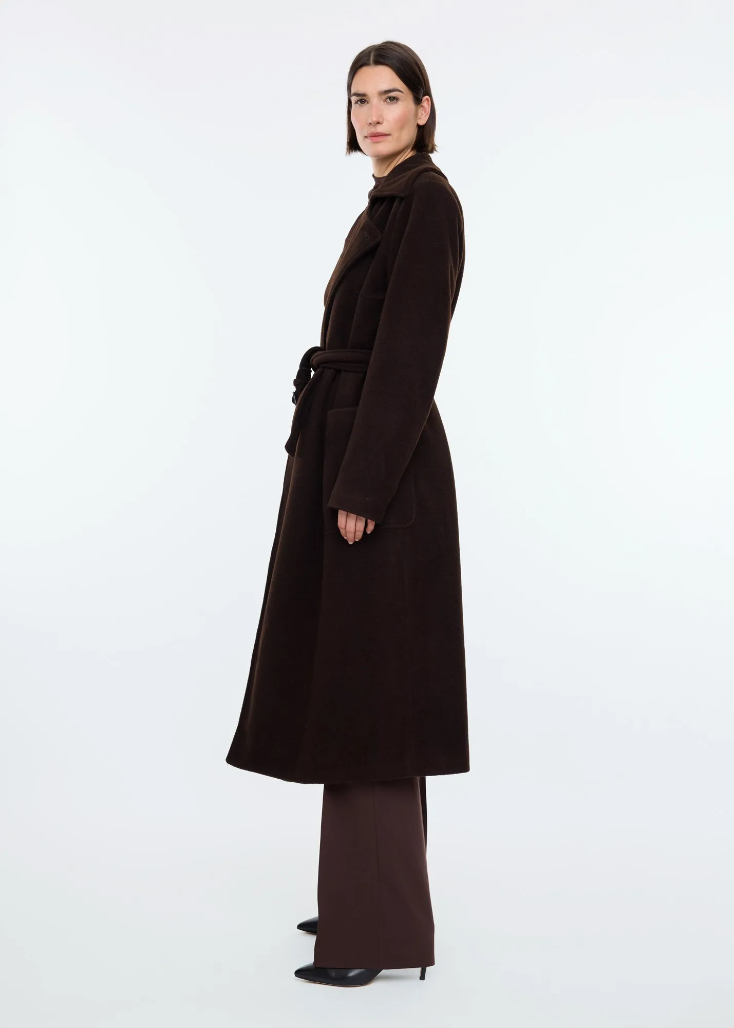Buitenjas Wool blend cloak coat