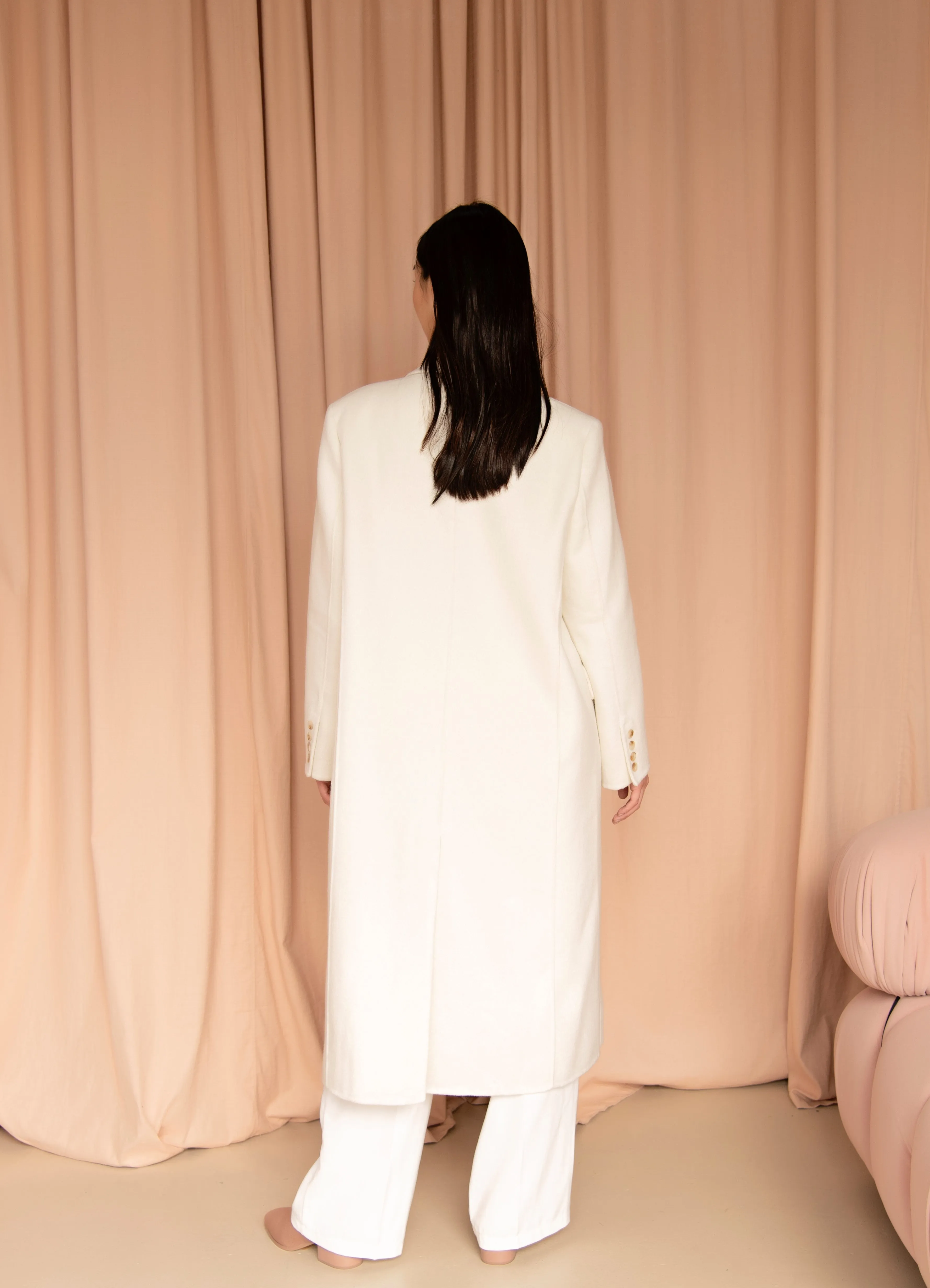 Camel Blazer Coat