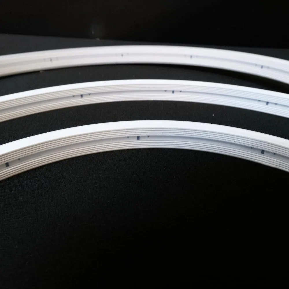 Cool White Neon Flex 6000K 24V Top Bend 10x6mm IP65 Waterproof 280LEDs/m