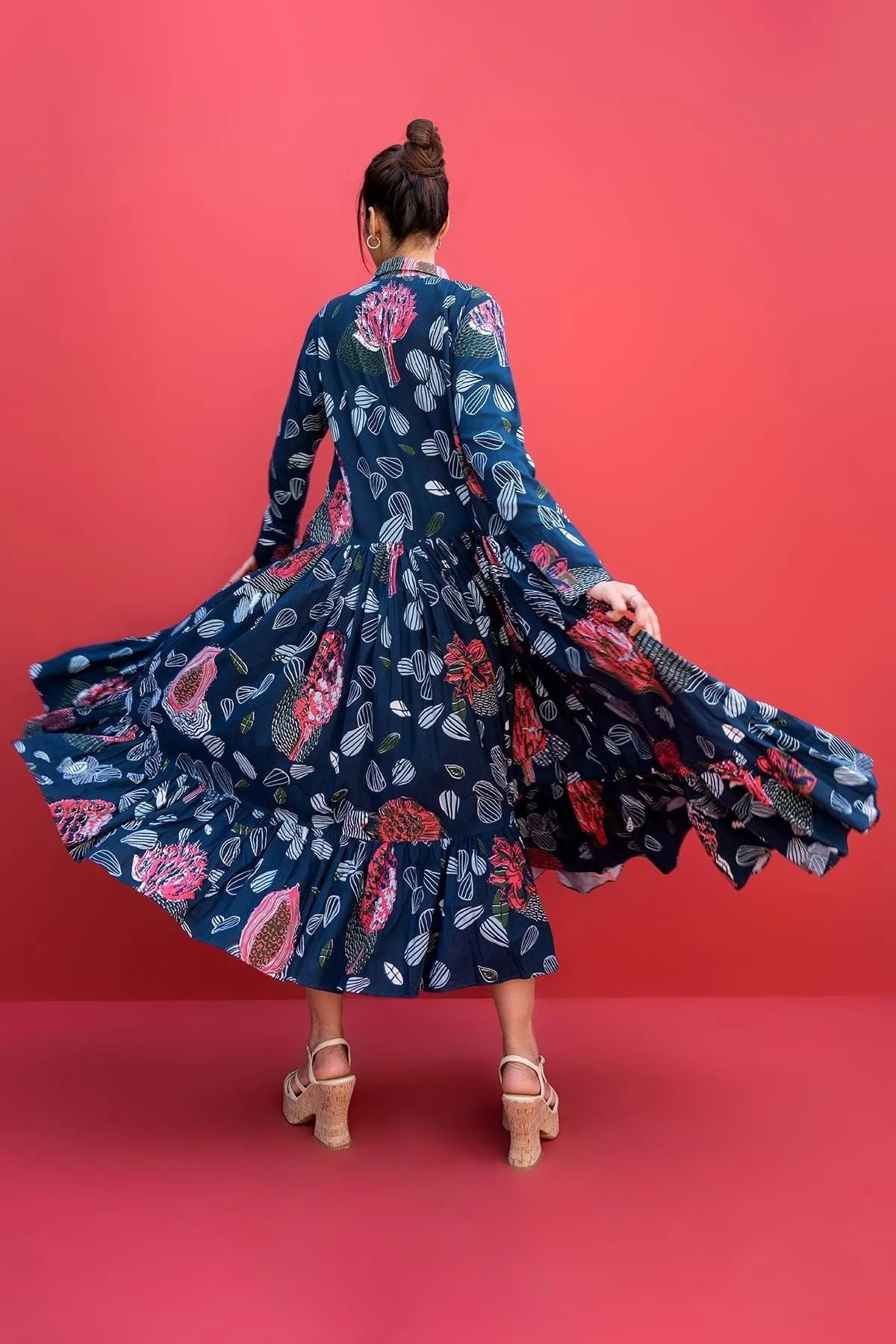 Elae Maxi Dress (Me Plus Blue)