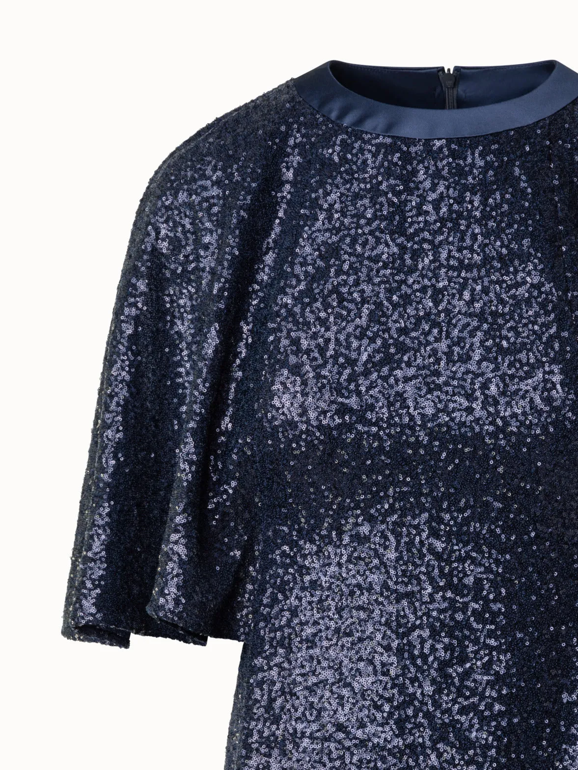 Evening Gown with Sequins on Jersey