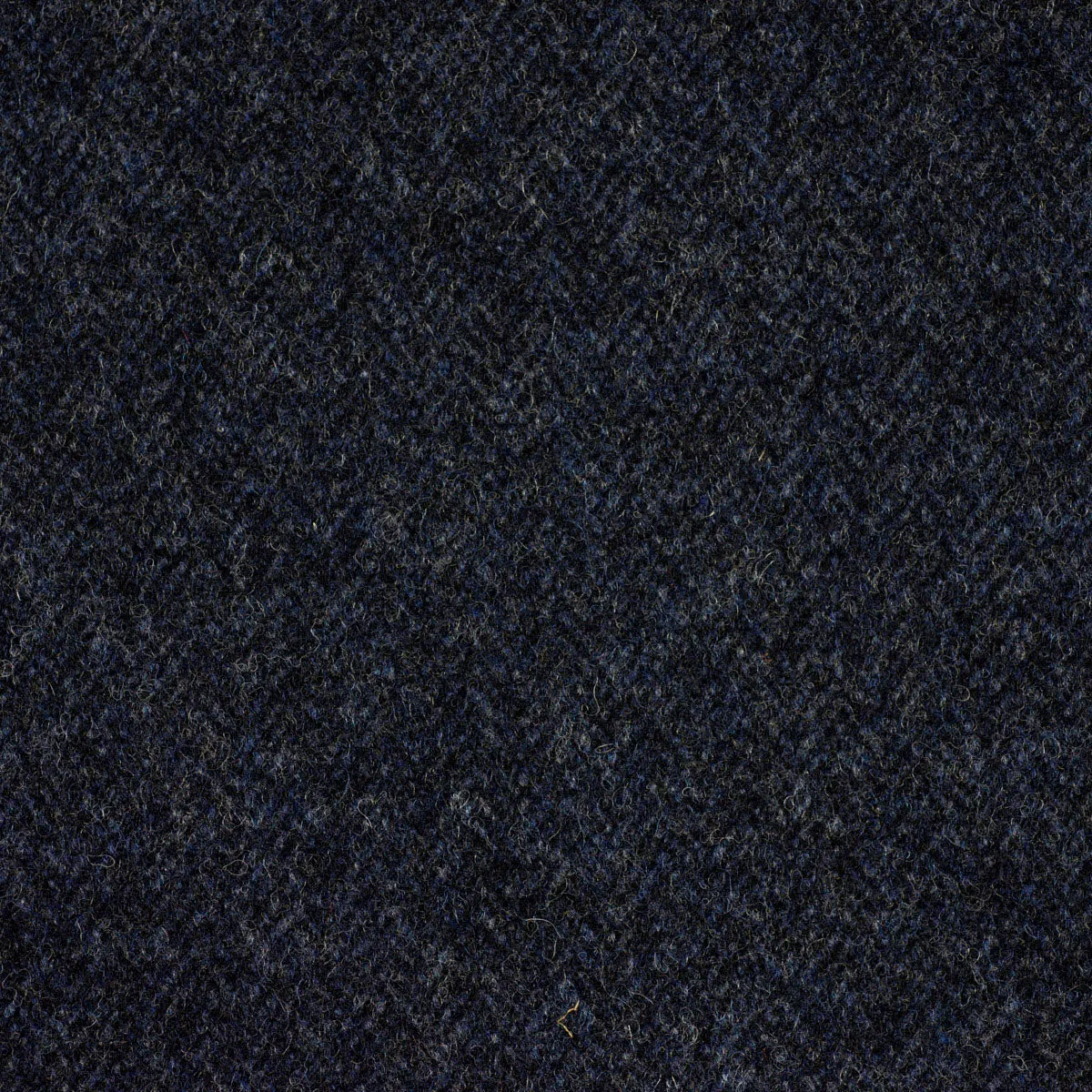 Fox Bros char blue herringbone flannel single-breasted sport coat, 17/18oz. Wool