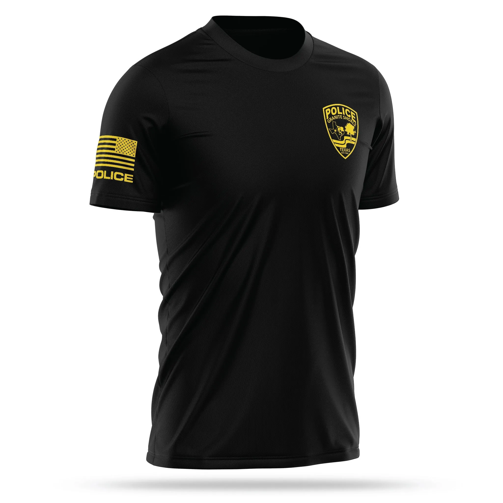 [GRANITE SHOALS PD] Utility Shirt [BLK/GLD]