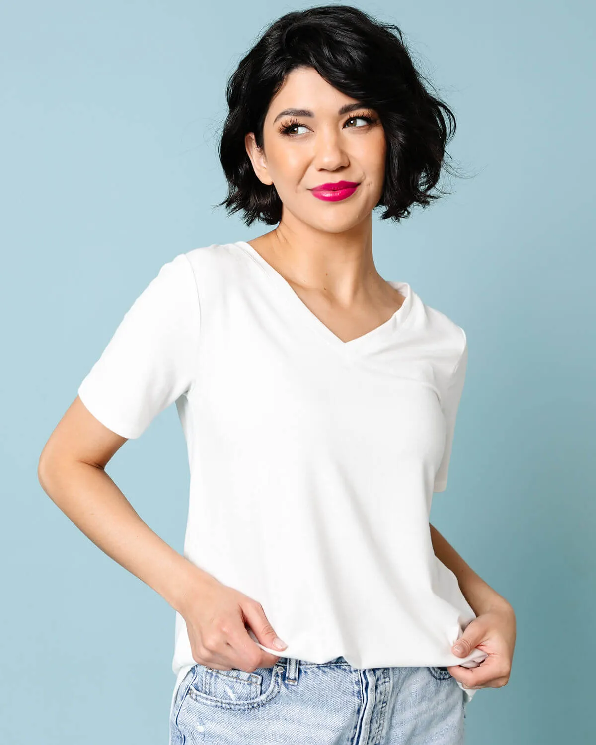 Jagger V-Neck T-Shirt | S