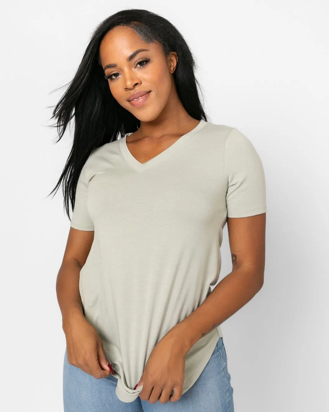 Jagger V-Neck T-Shirt | S