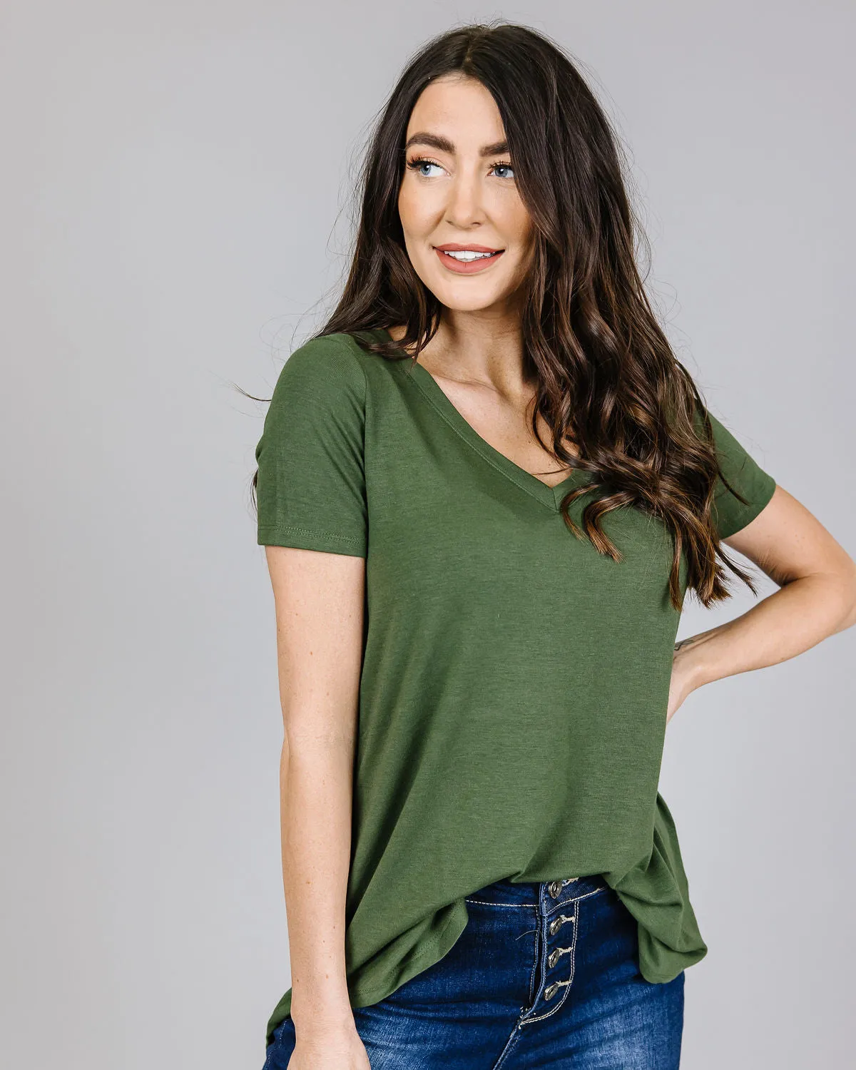 Jagger V-Neck T-Shirt | S