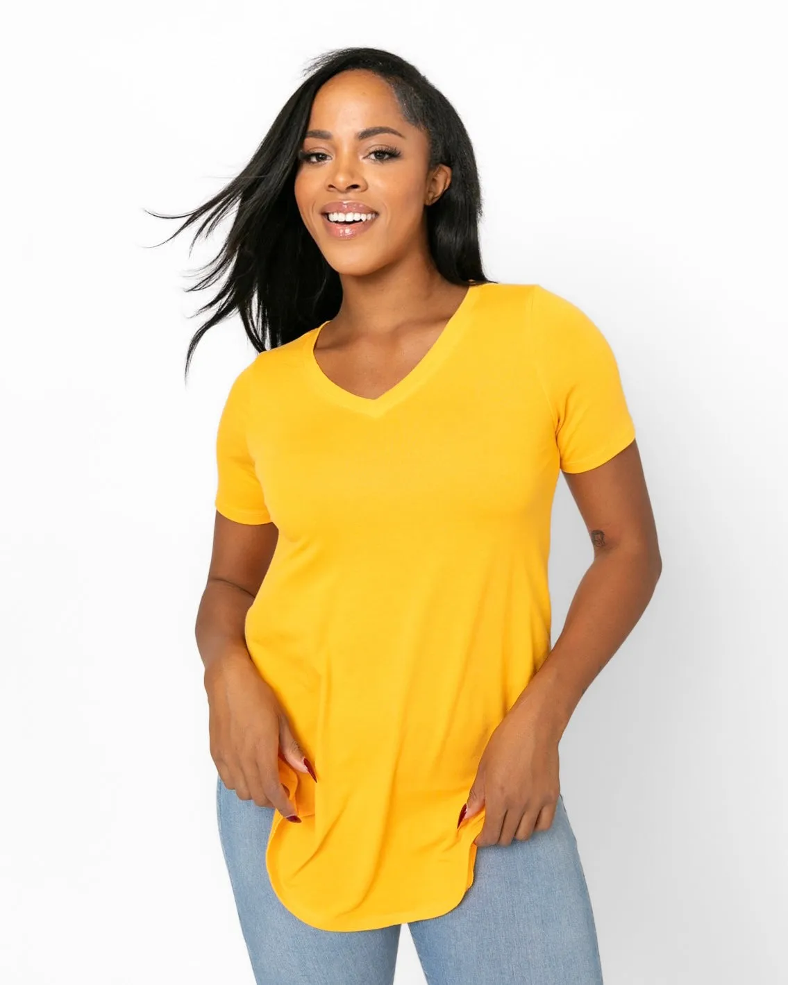 Jagger V-Neck T-Shirt | S