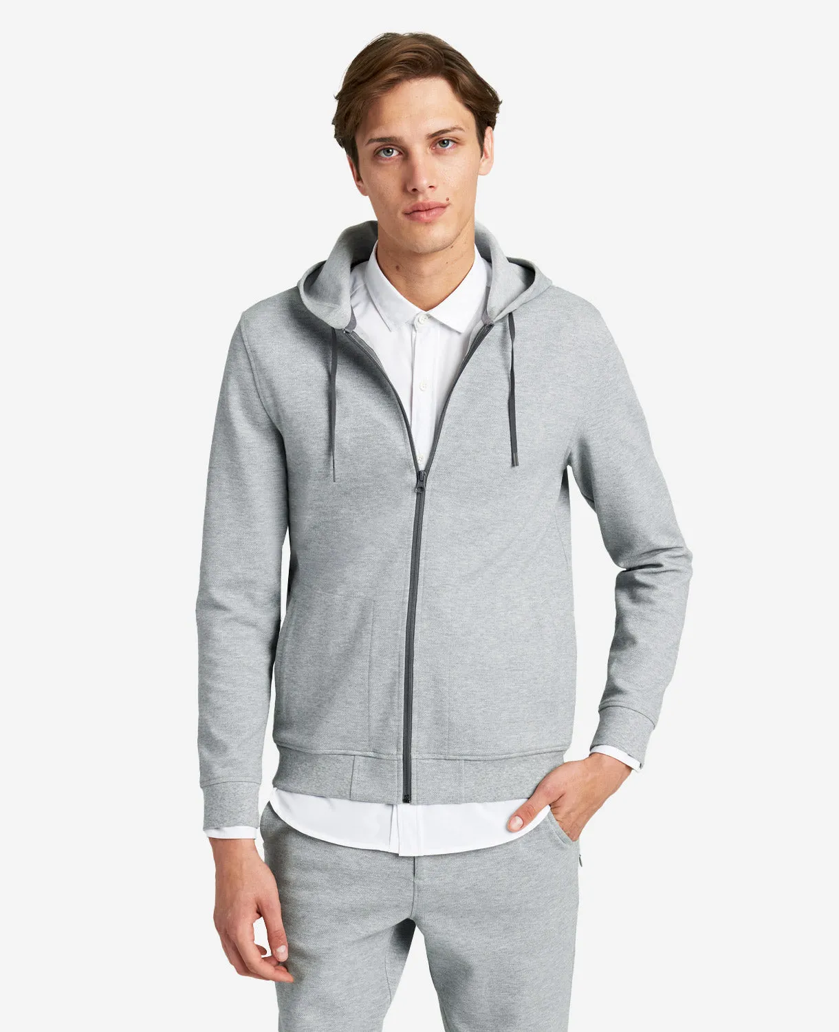 Knit Flex Zip Hoodie