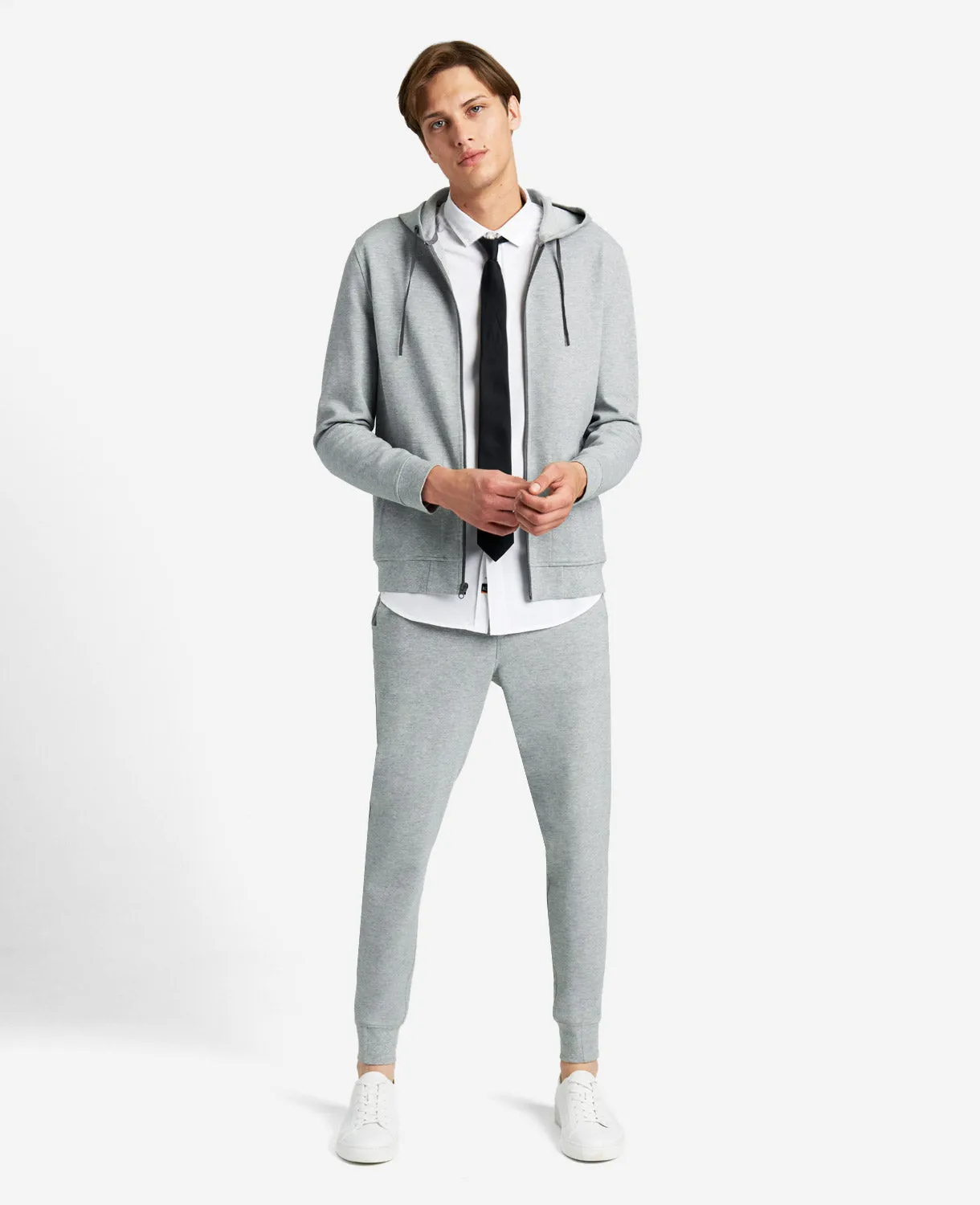 Knit Flex Zip Hoodie