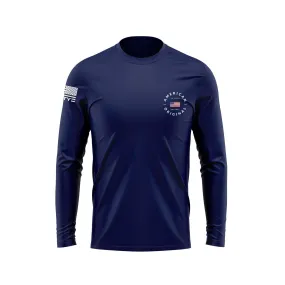 [LAKE DAY] Men's Utility Long Sleeve [NVY/WHT]