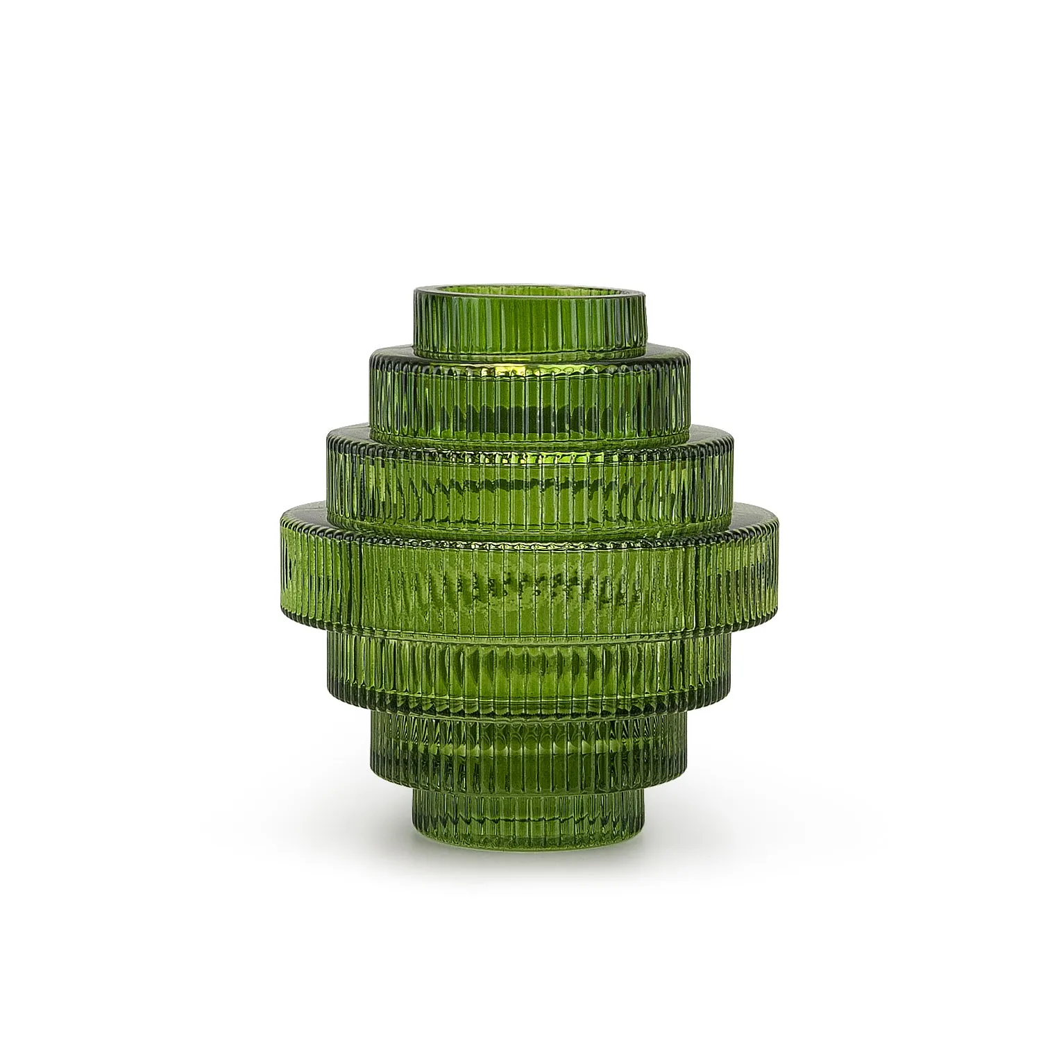 Layered Glass Vase