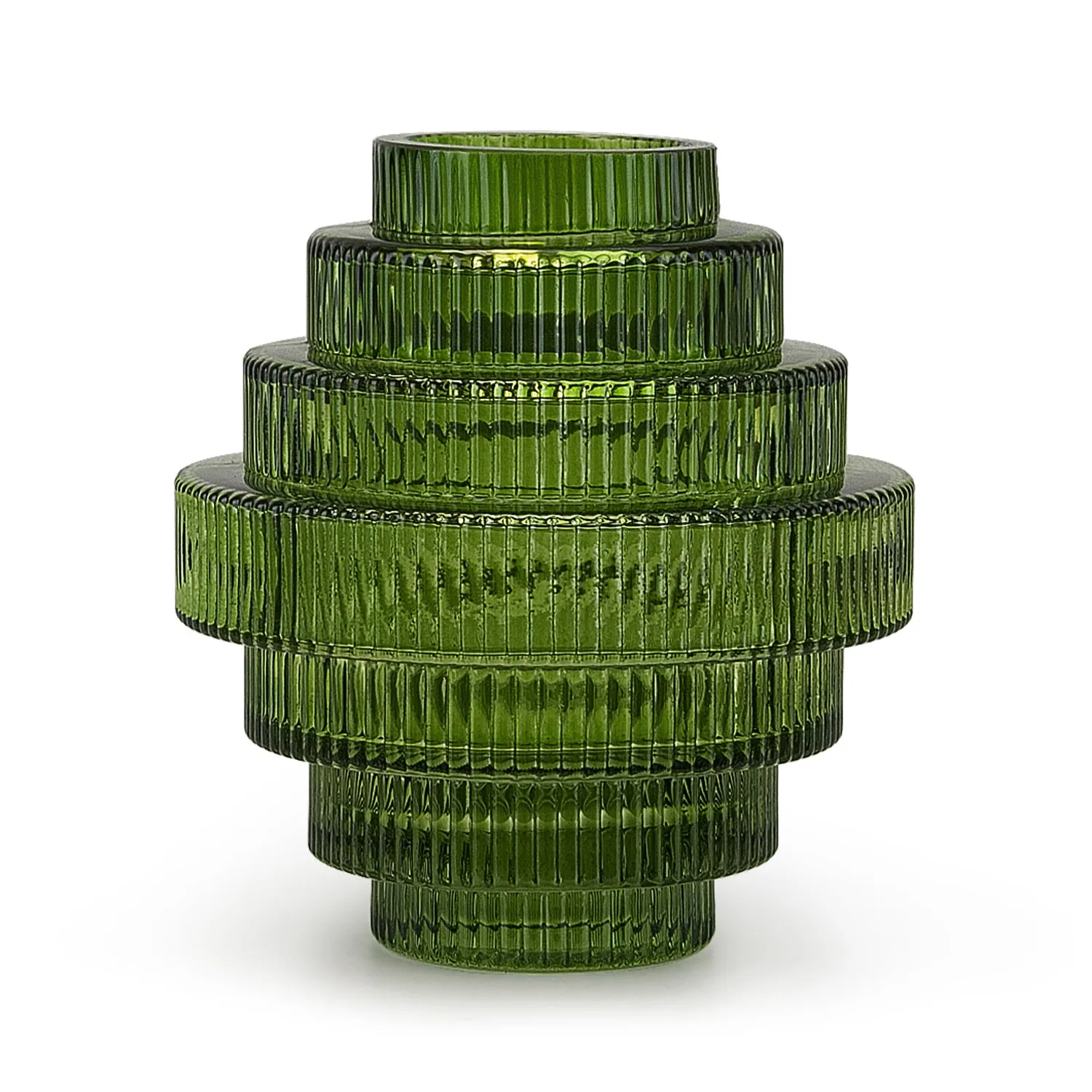 Layered Glass Vase