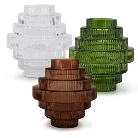 Layered Glass Vase