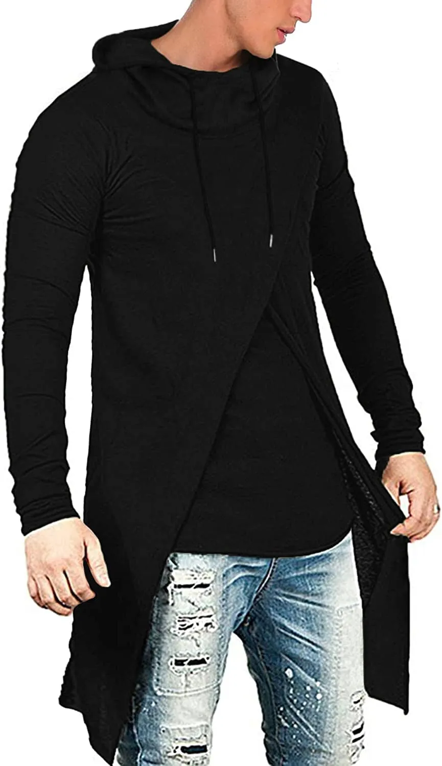 Long Length Cloak Cotton Pullover Hoodie (US Only)