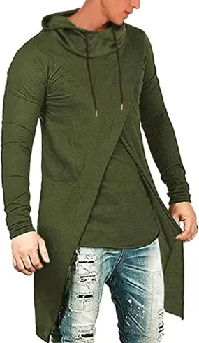 Long Length Cloak Cotton Pullover Hoodie (US Only)