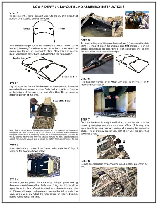 Low Rider 3.0 Layout Blind