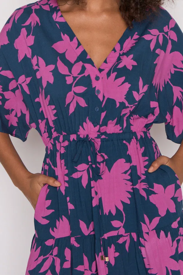 Maddie Contrast Ivy Dress