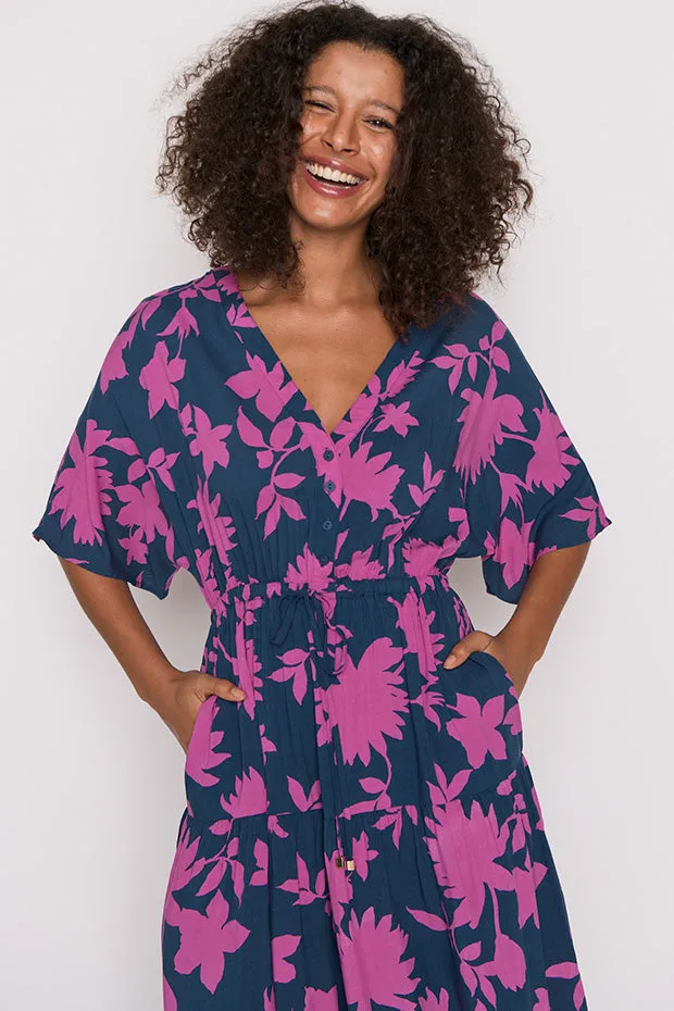 Maddie Contrast Ivy Dress