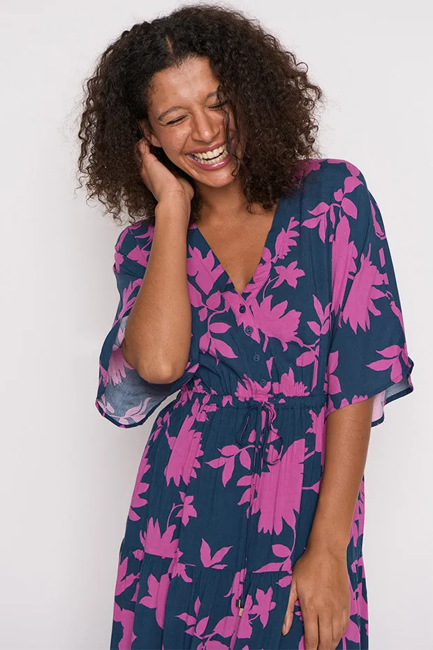 Maddie Contrast Ivy Dress