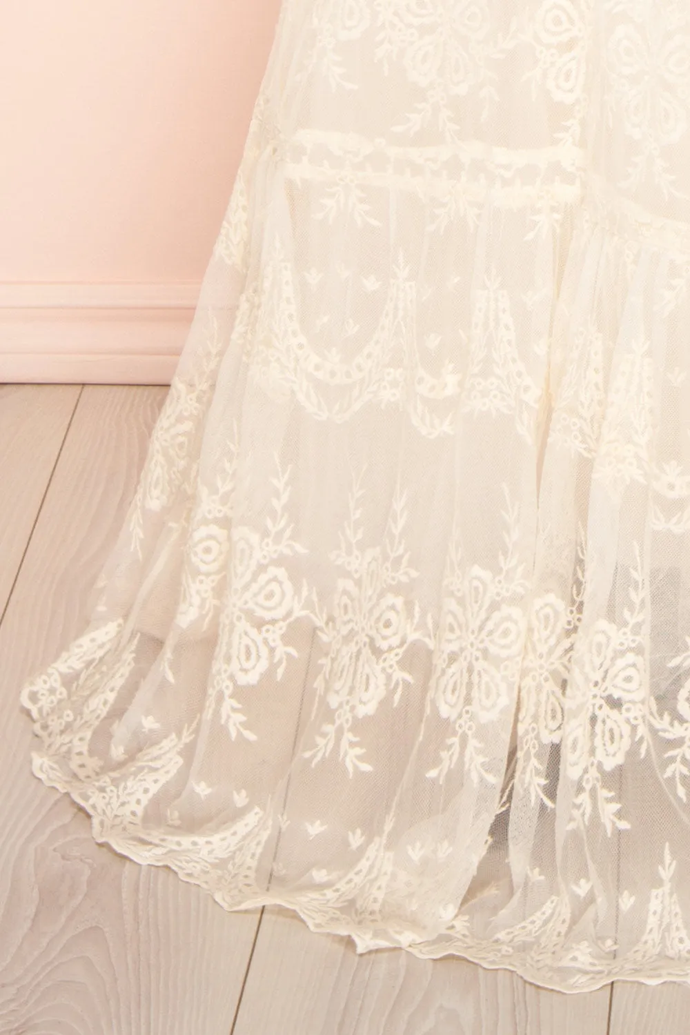 Mary-Grace | One Shoulder Embroidered Maxi Dress