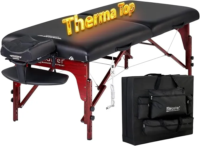 Master Massage Montclair ThermaTop Portable Massage Table (79 cm)