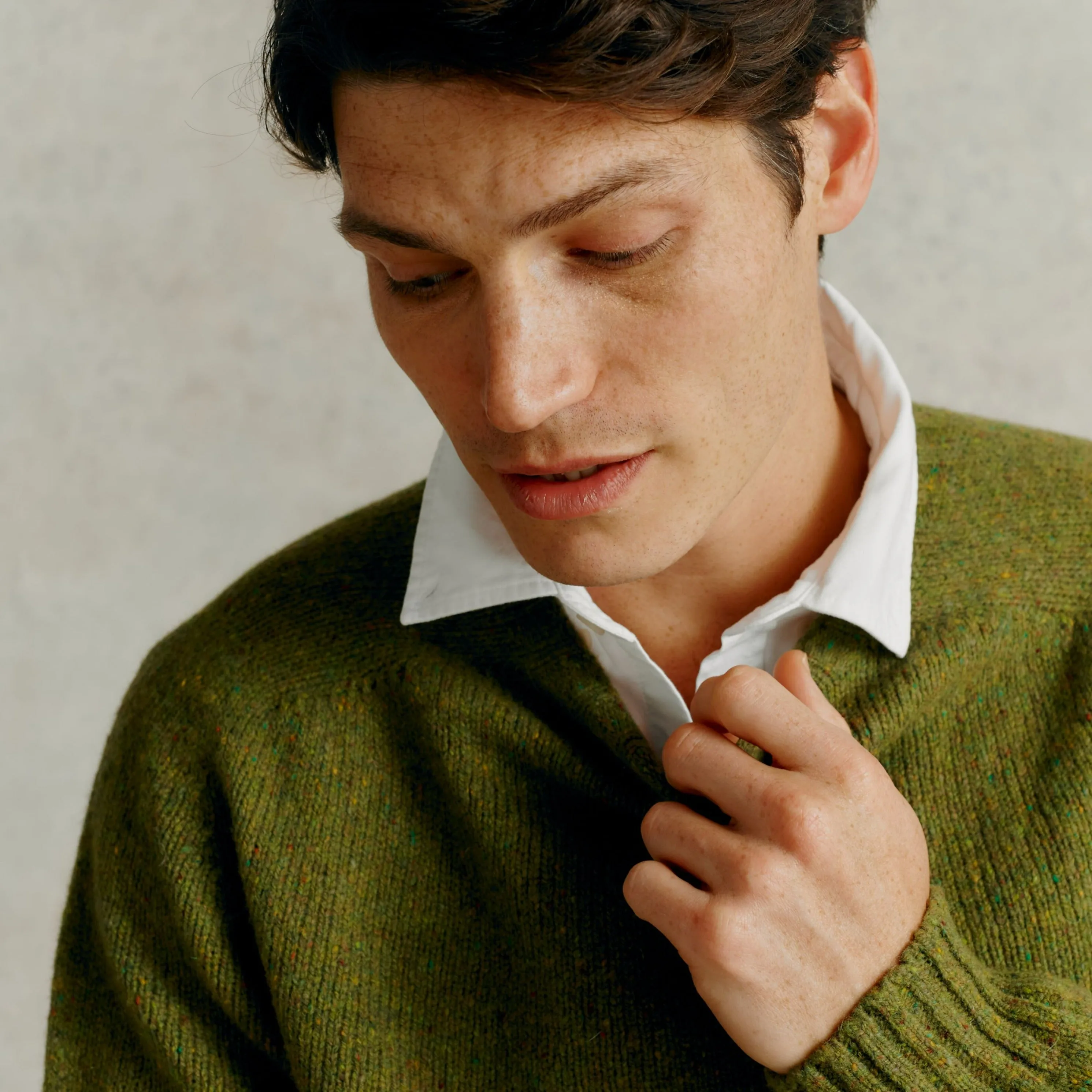 Men's Flecked Jumper - Raasay