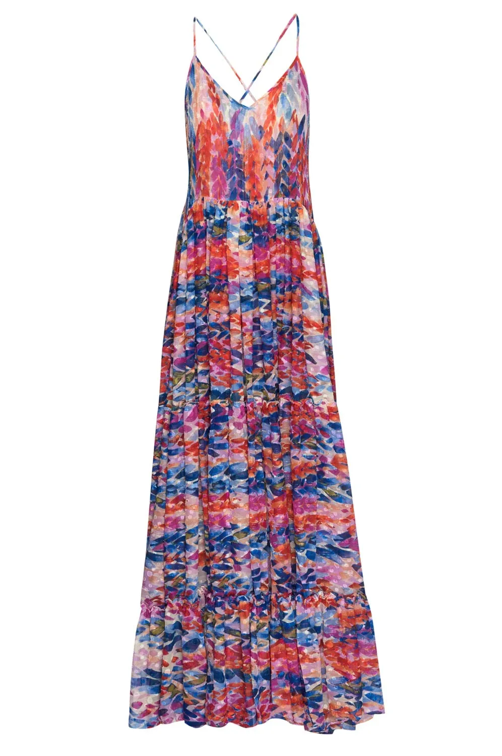 Misa - Kalita Dress in Feathers of Corfu