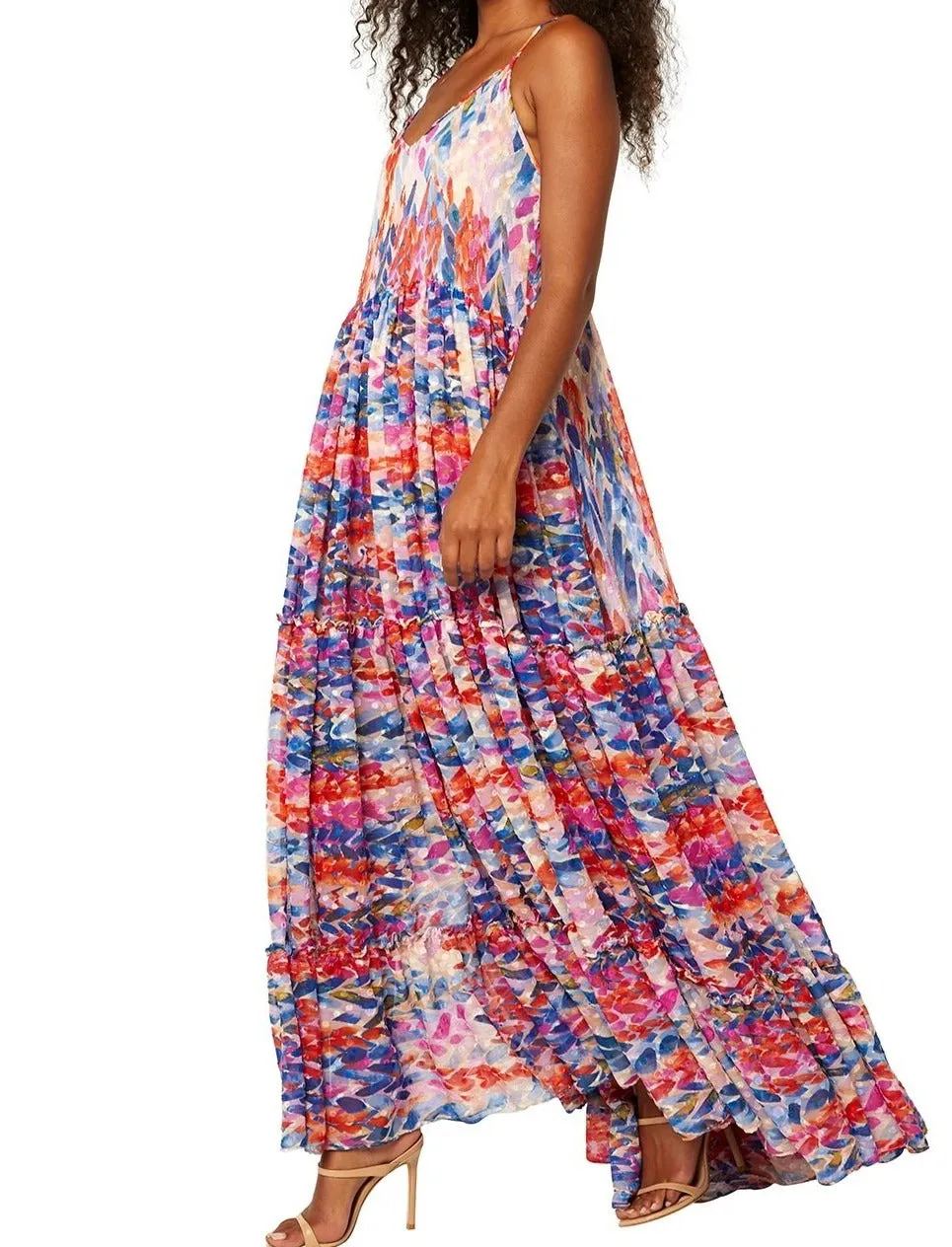 Misa - Kalita Dress in Feathers of Corfu