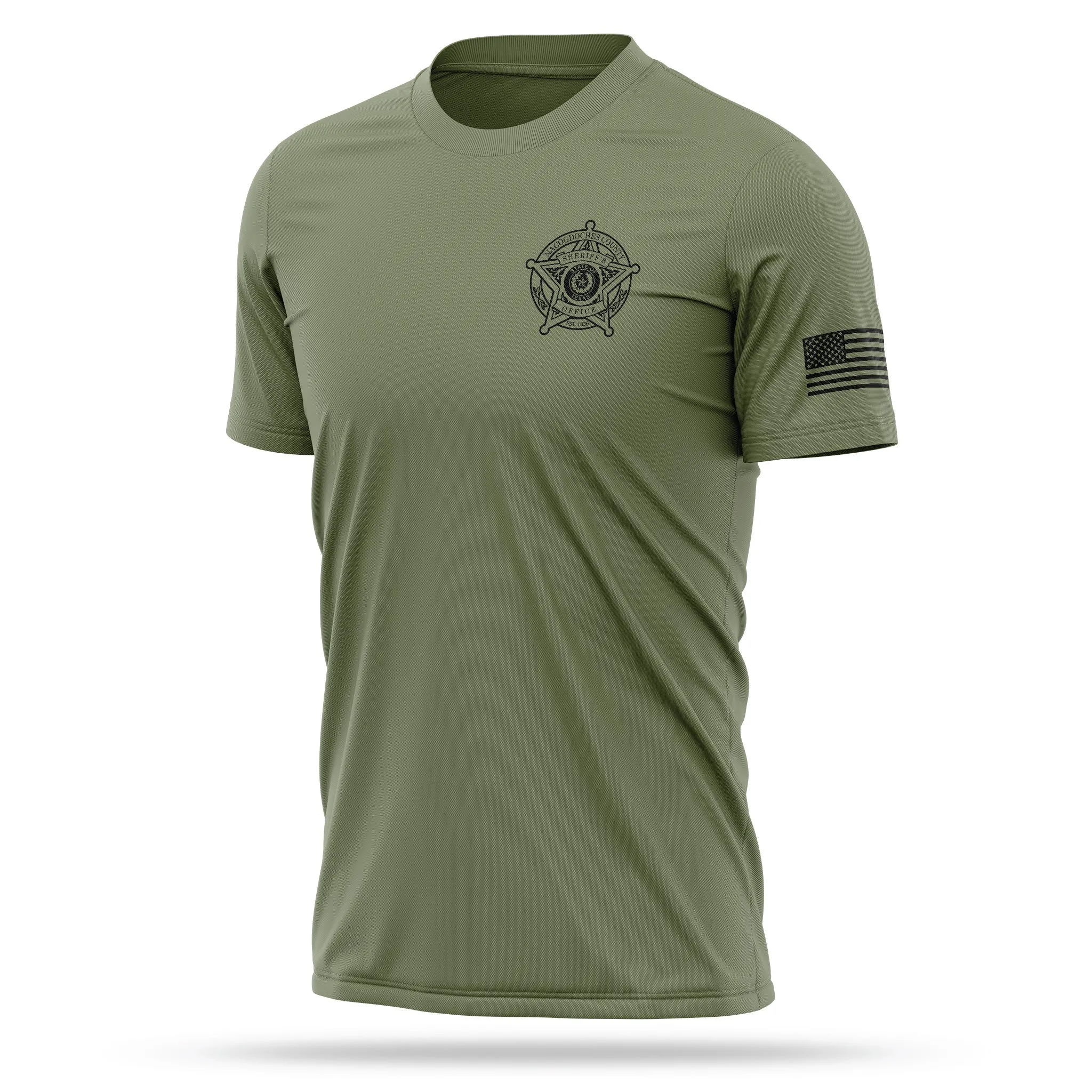 [NACOGDOCHES CO SO] Utility Shirt [GRN/BLK]