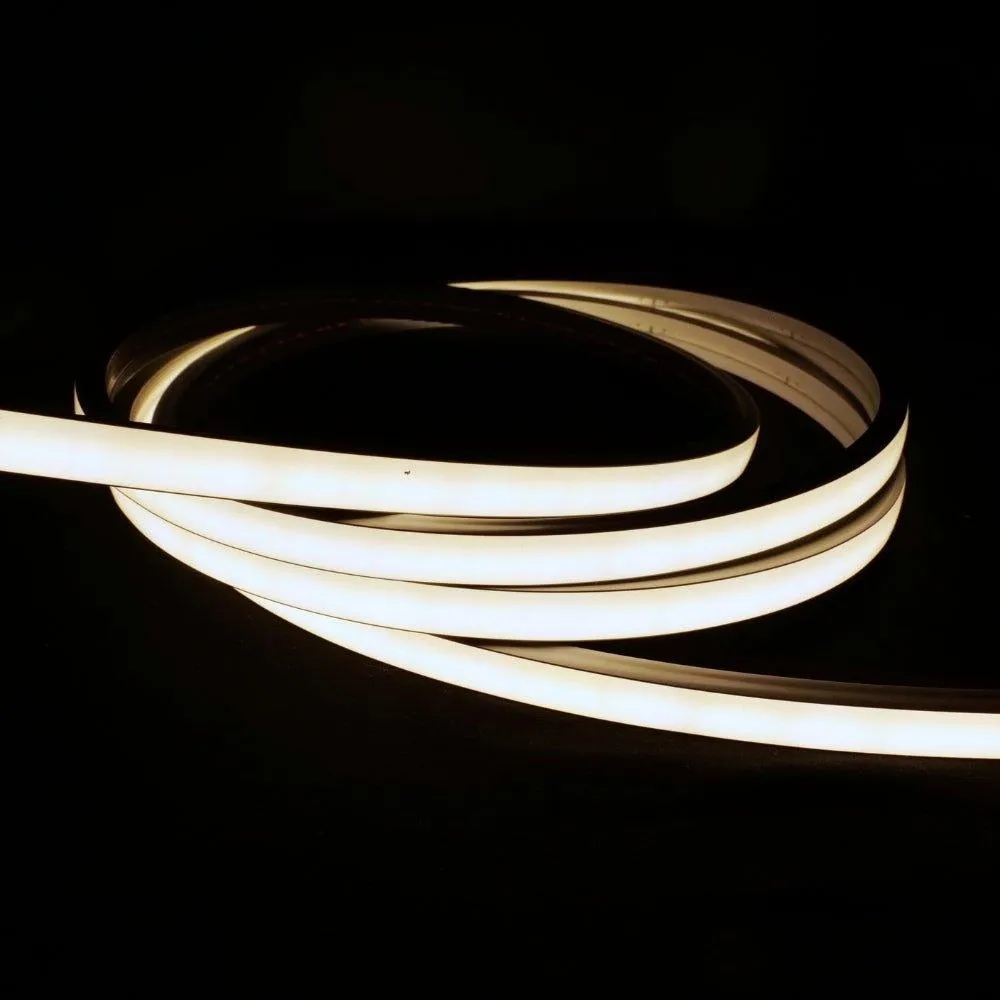 Natural White Neon Flex 4000K 24V Top Bend 10x6mm IP65 Waterproof 280LEDs/m