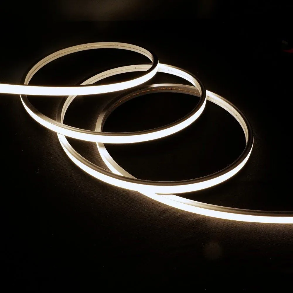 Natural White Neon Flex 4000K 24V Top Bend 10x6mm IP65 Waterproof 280LEDs/m
