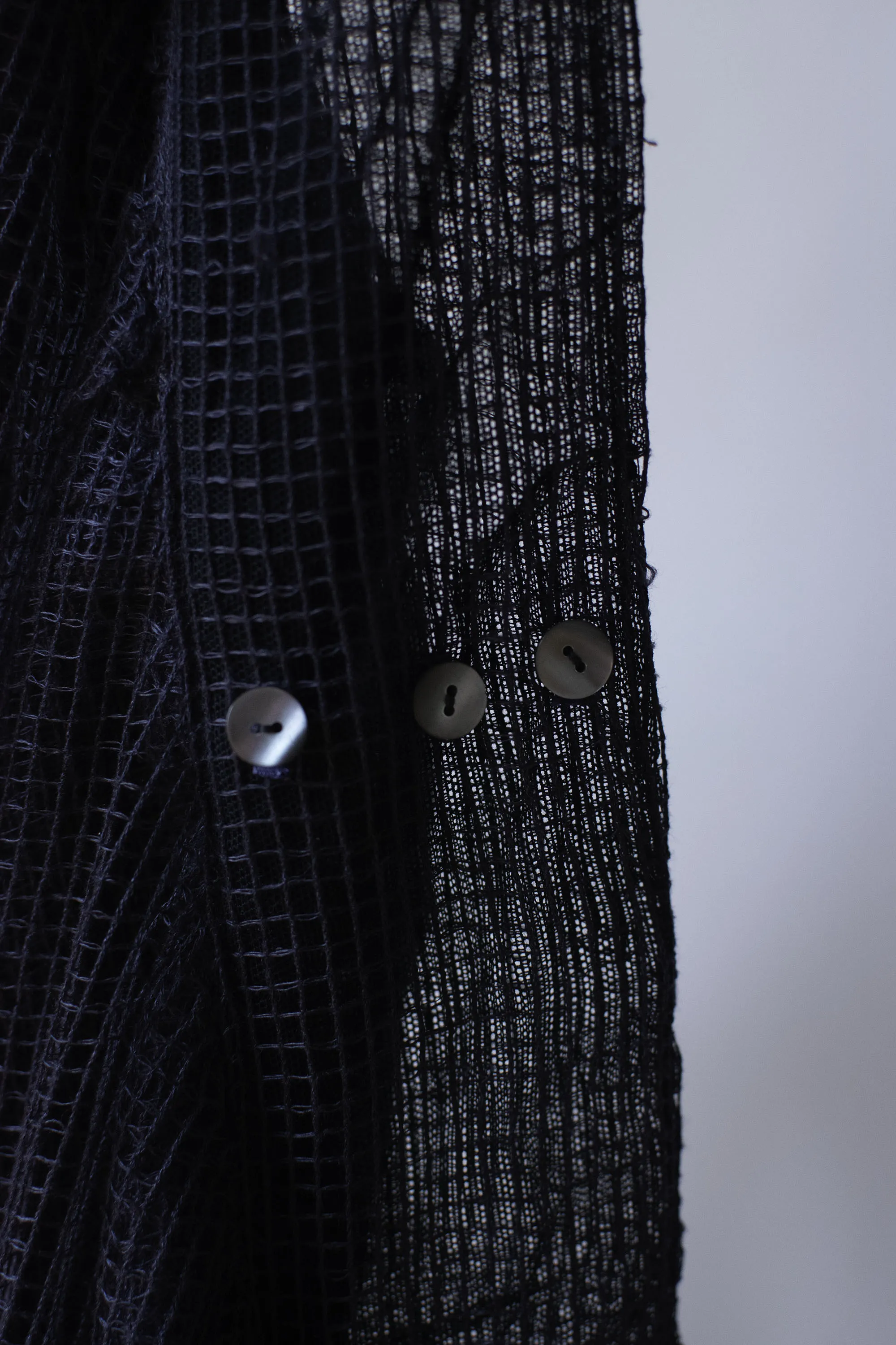 Navy Net Cocoon Skirt | Romeo Gigli SS 1990