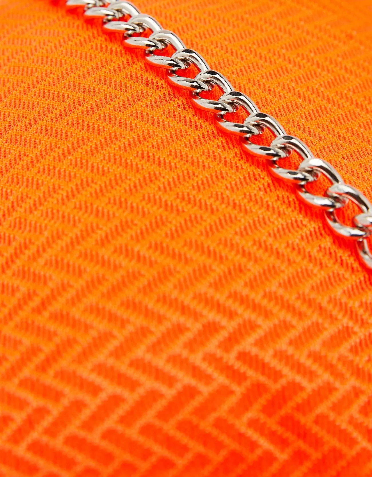 Neon bag with chain strap