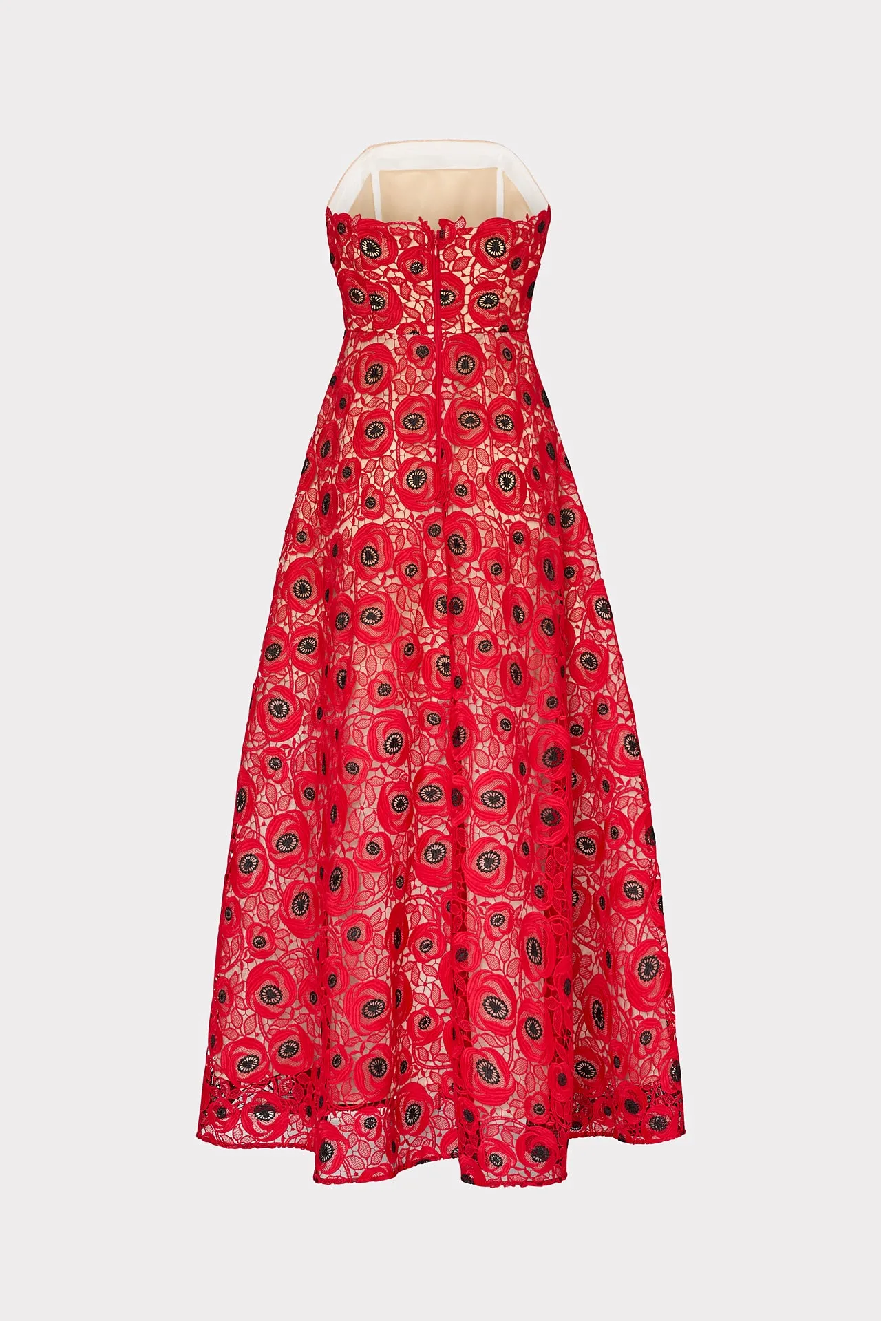 Netty Embroidered Lace Maxi Dress