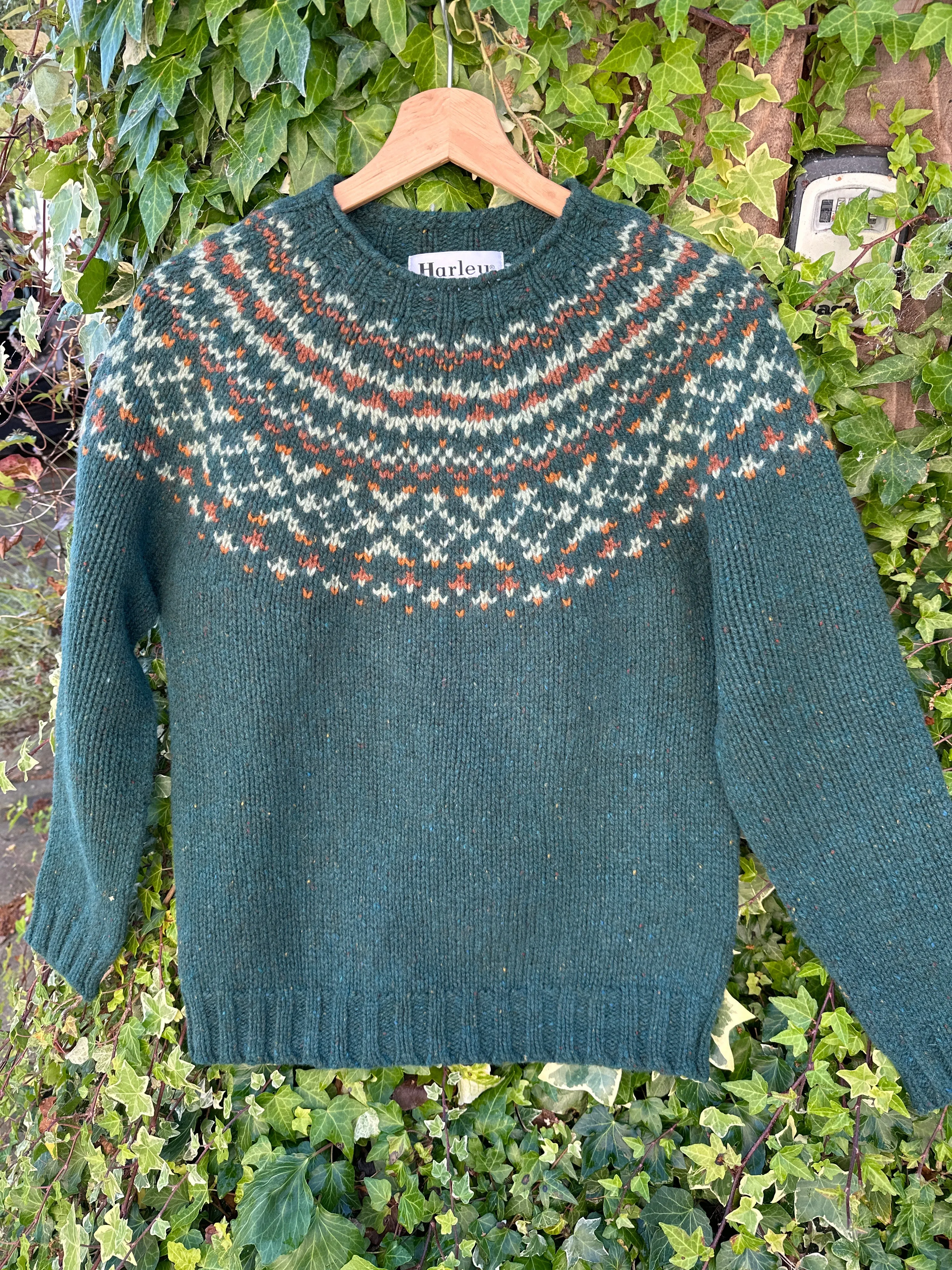 New Harley Of Scotland Chunky Knit In Canna