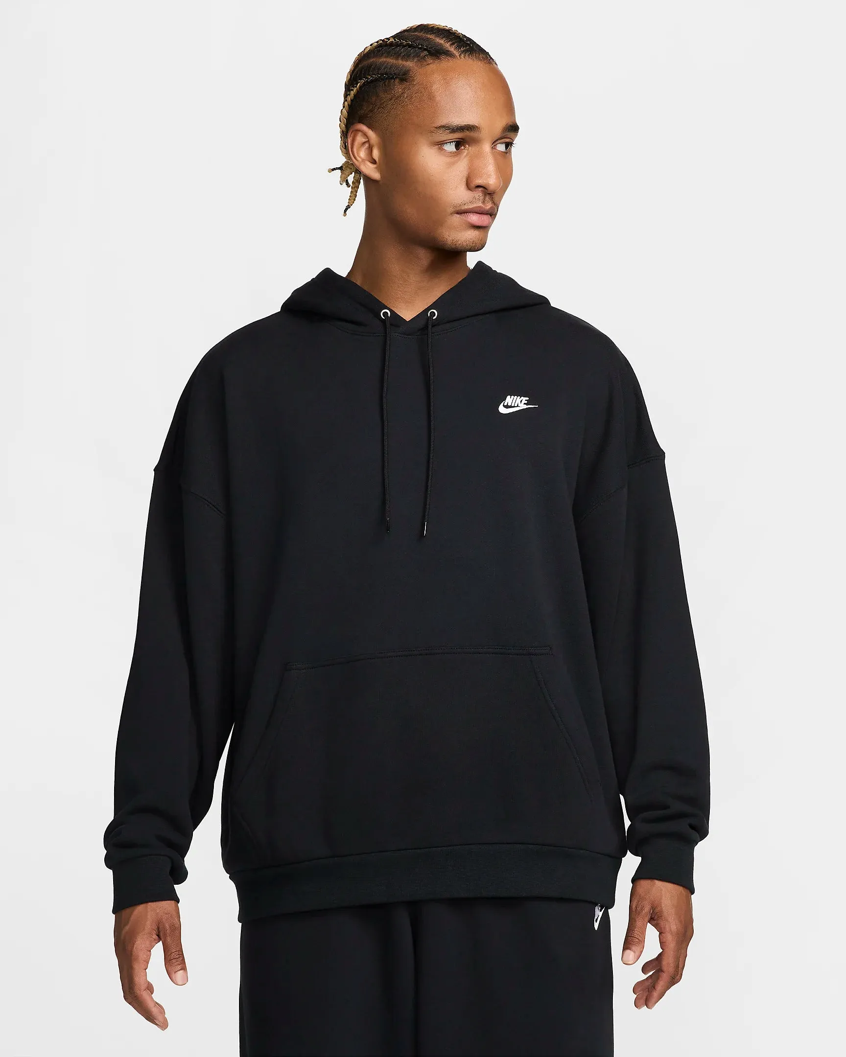 Nike Club Fleece Men's Oversized French Terry Pullover Hoodie