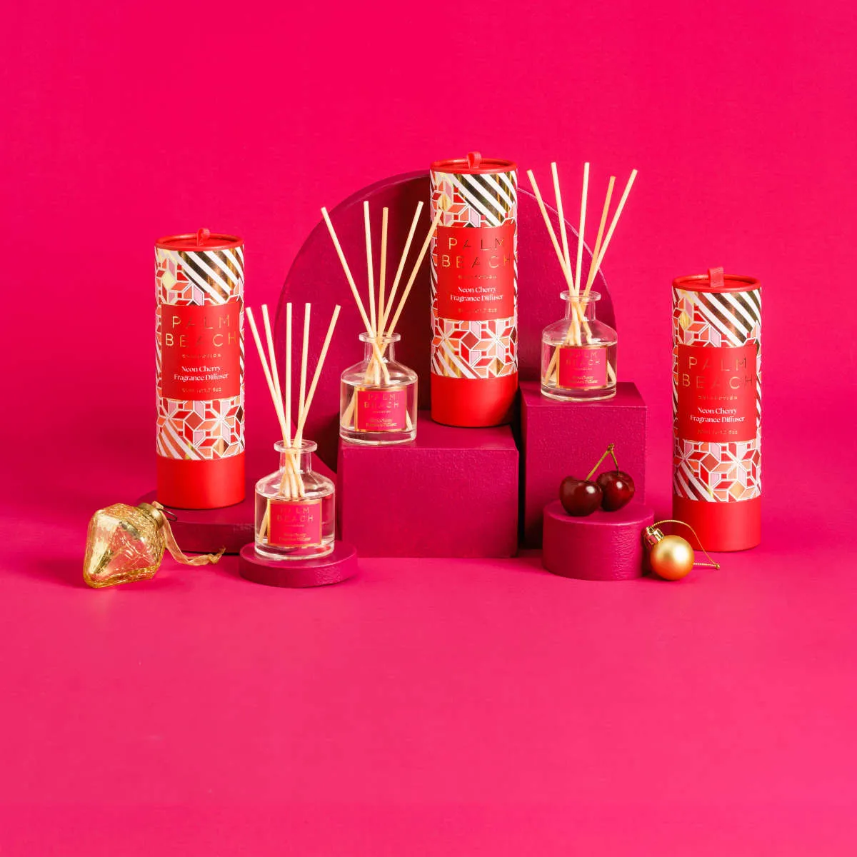 Palm Beach Collection Neon Cherry Mini Diffuser 50ml