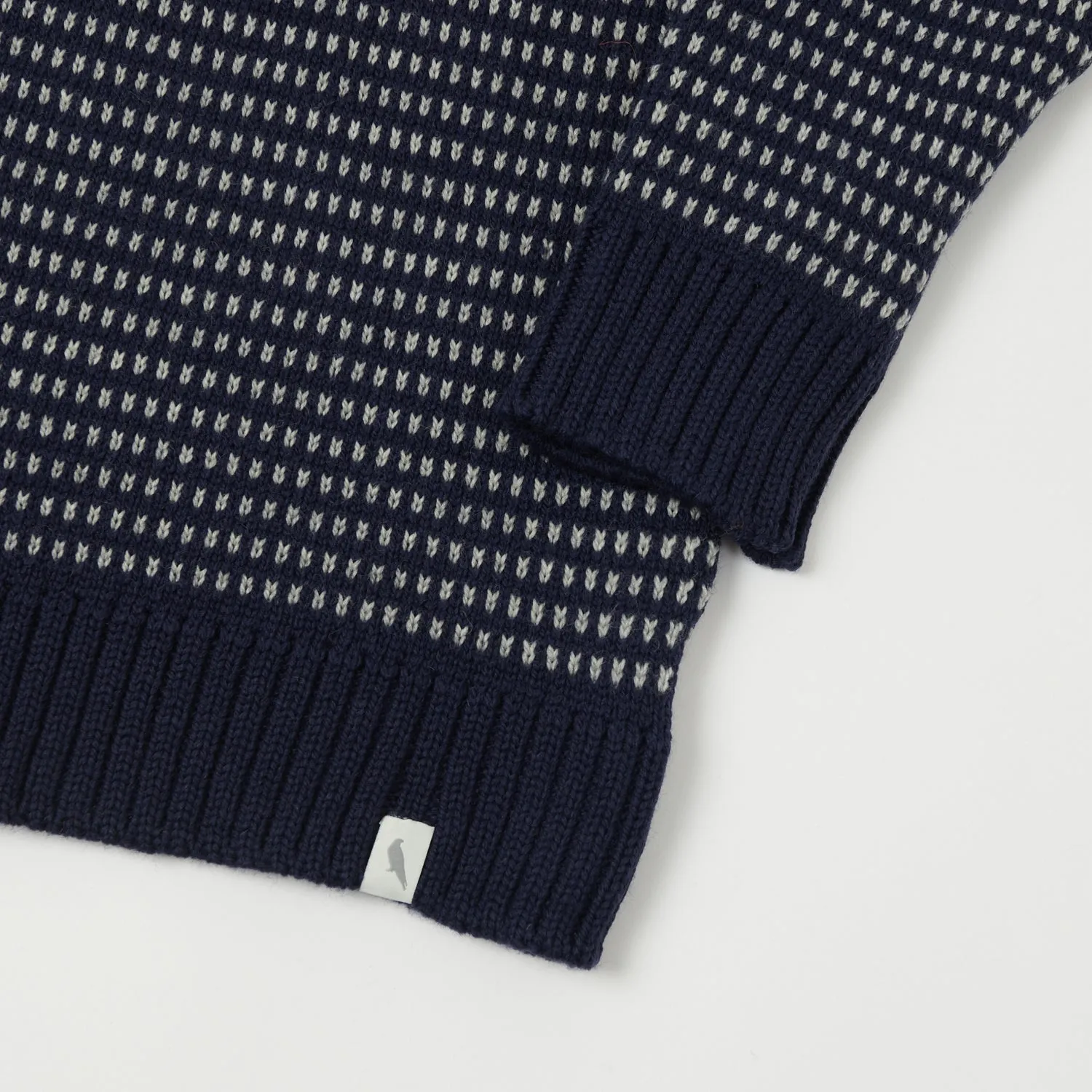 Peregrine Bantham Crew Neck Jumper - Navy