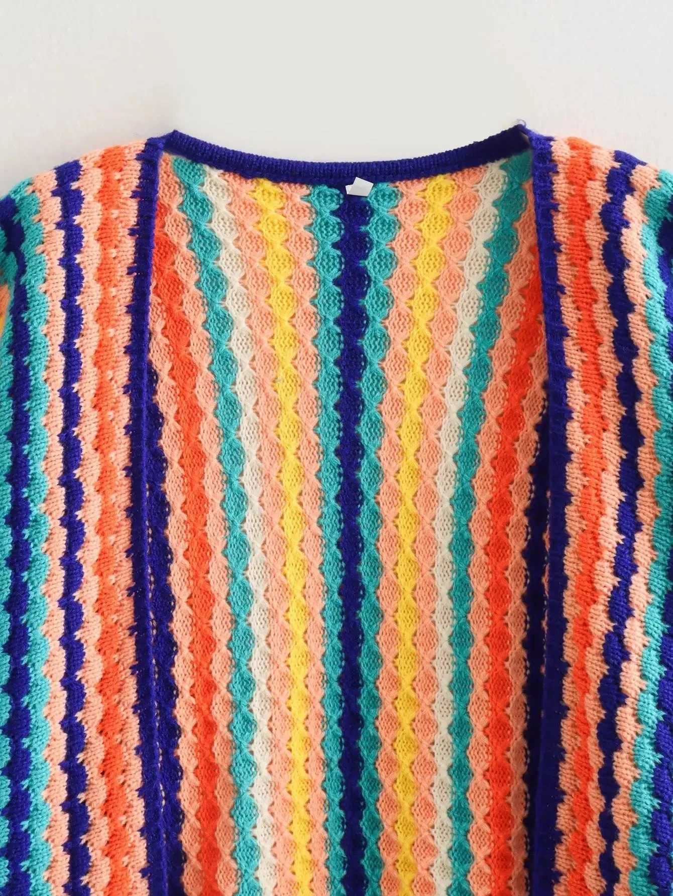 Pre Order:  Rainbow Stripes Loose Knit Sweater