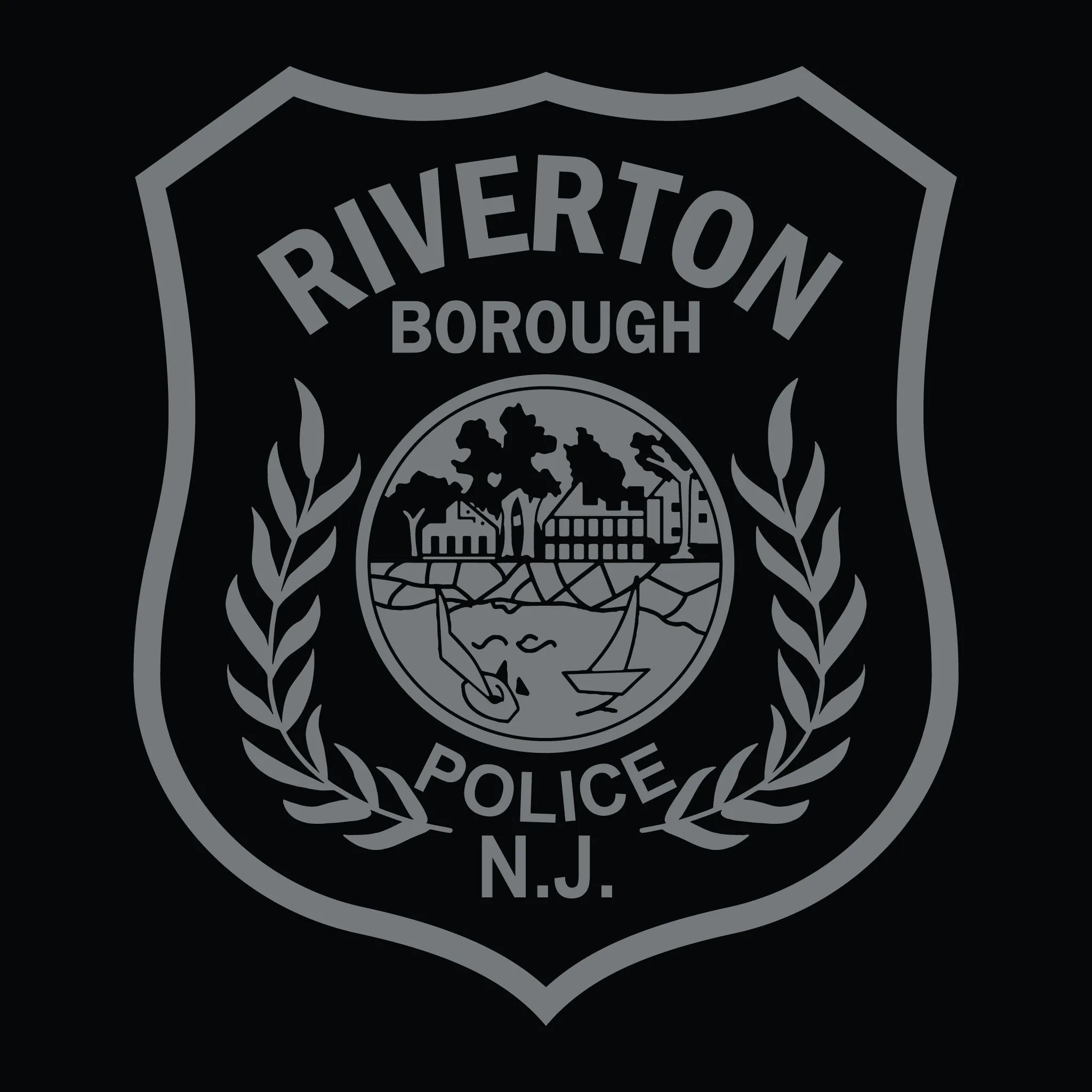 [RIVERTON PD] Utility Shirt [BLK/GRY]