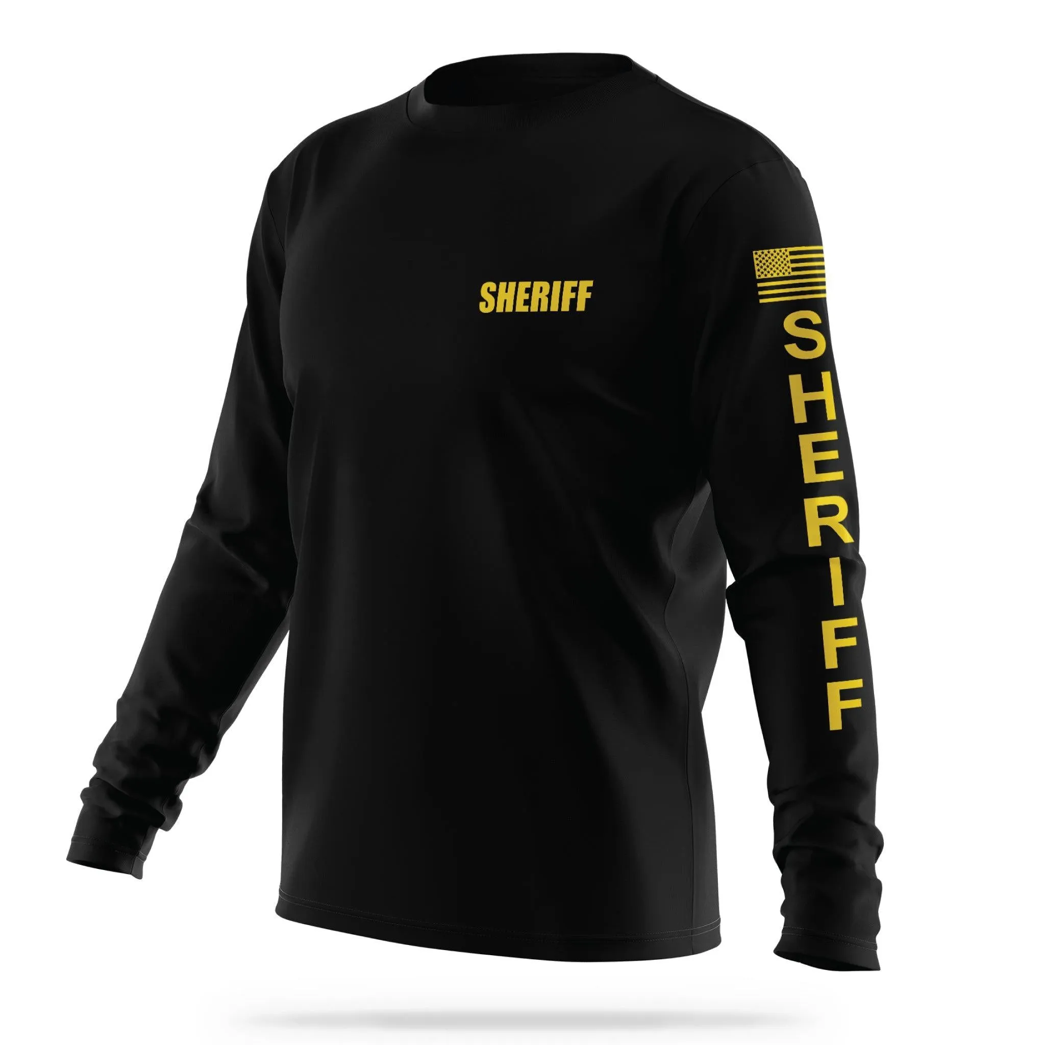 [SHERIFF] Men's Utility Long Sleeve [BLK/GLD]