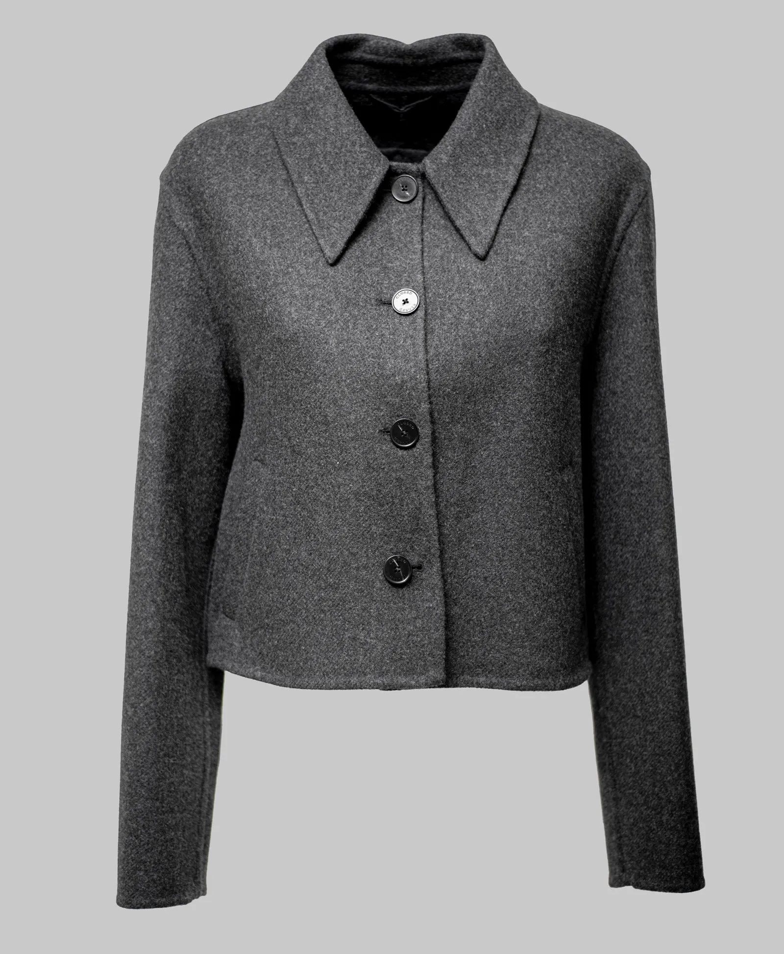 Short gray jacket