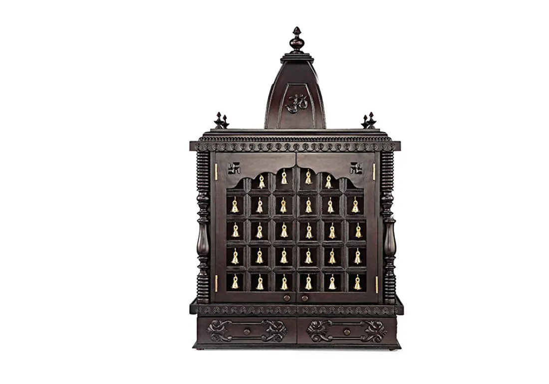Small Pooja Mandir for Home with Doors