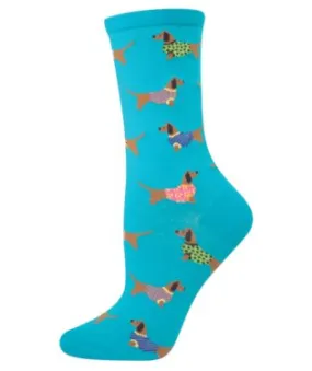 SockSmith Women Crew Haute Dog