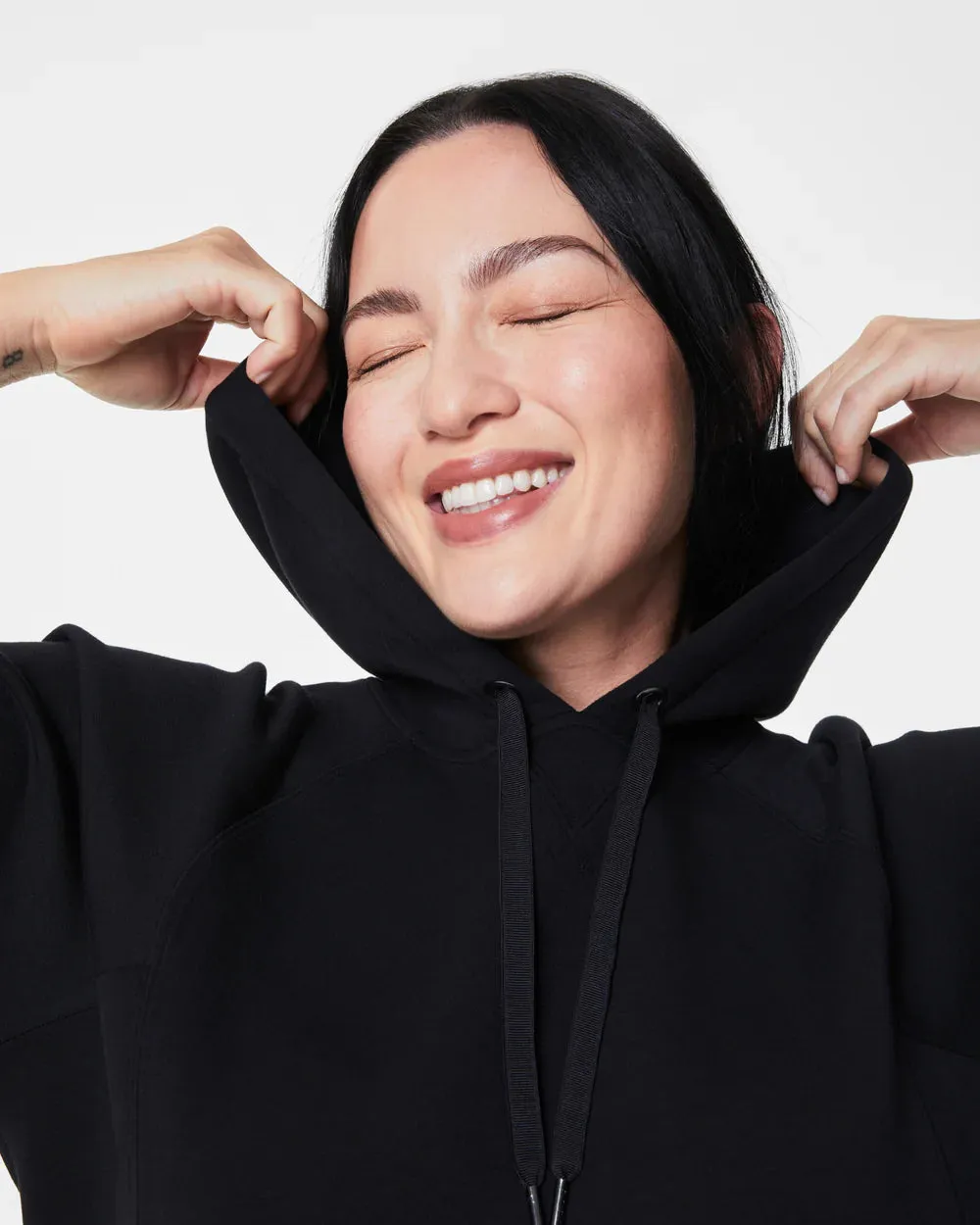 Spanx AirEssentials Black Hoodie